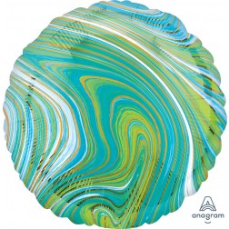 Standard Marblez Blue Green Circle 