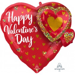 Multi-Balloon HVD Glitter Garland