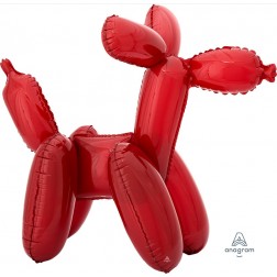 CI: Multi-Balloon Red Balloon Dog