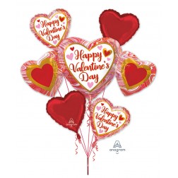 Bouquet of Balloons HVD Marble Heart Trio