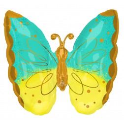 SuperShape Mint & Yellow Butterfly