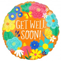 Standard Get Well Orange Floral