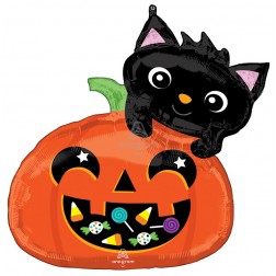 SuperShape Cat and Candy Pumpkin