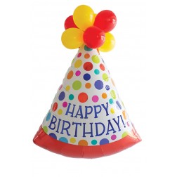 Latex-Accented SuperShape Party Hat HBD