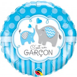 18" C'est Un Garcon - Elephants