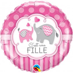 18" C'est Une Fille - Elephants