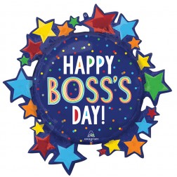 SuperShape Boss's Day Colorful Dots & Stars P35
