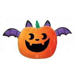 Standard Fun & Spooky Pumpkin Bat