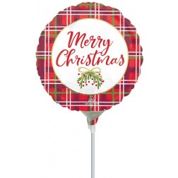 9" Christmas Plaid