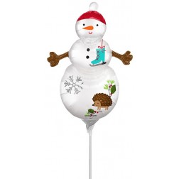 MiniShape Satin Woodland Snowman