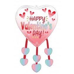 SuperShape HVD Diffused Ombre Heart Danglers