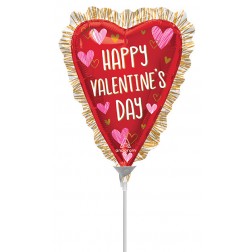 MiniShape Sketched Impressions Elongated Heart