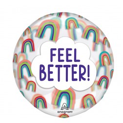 Clearz Printed Feel Better Rainbows