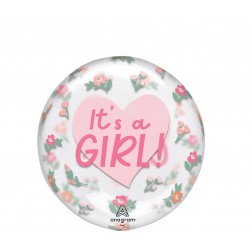 Clearz Printed It's a Girl Floral