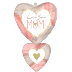 SuperShape Cutout Collage Mom Hearts
