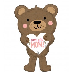 SuperShape Love You Mom Bear
