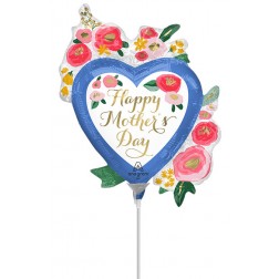 MiniShape HMD Painted Floral Heart