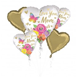 Bouquet Love You Mom Satin Floral
