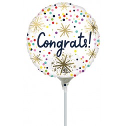 4" Confetti Sprinkle Congrats