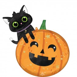 SuperShape Halloween Cat & Pumpkin