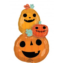 Multi-Balloon Classic Halloween Pumpkin Garland