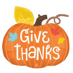 SuperShape Satin Give Thanks Pumpkin