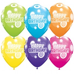 11" Birthday Dots & Glitz Party Assortment (50ct)