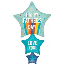 SuperShape Father's Day Playful Stripes & Stars
