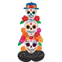 CI: AirLoonz Large Day Of The Dead Bright Flores