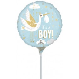 4" Satin Special Delivery Baby Boy