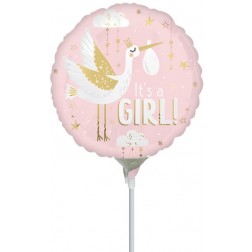 4" Satin Special Delivery Baby Girl