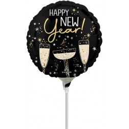 9" Bubbly New Year