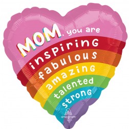Standard Brilliant Rainbow Mom