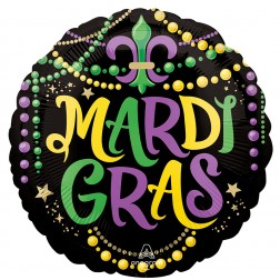 Standard Mardi Gras Glittering Beads