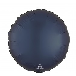 Standard Satin True Navy Circle
