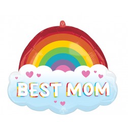 SuperShape Best Mom Brilliant Rainbow
