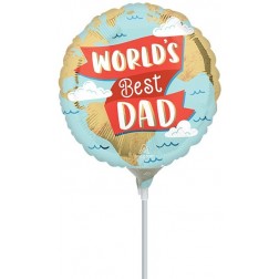 9" World's Best Dad