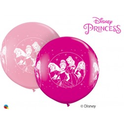3' Disney Princesses Asst Pink & Wild Berry (2ct)