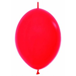 6" Fashion Solid Red LOL (50ct)