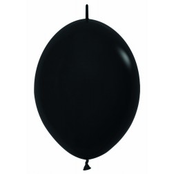 6" Fashion Solid Black LOL (50ct)