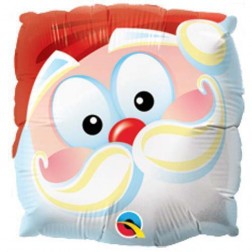 9" AirFilled Santa Fun Face