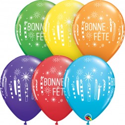 11" Bonne Fete Chandelles (50ct)