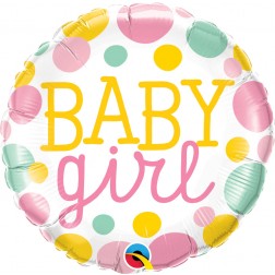 18" Baby Girl Dots