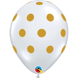 11" Big Polka Dots Diamond Clear (50 ct.) 