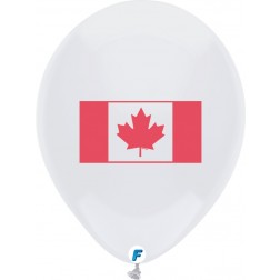 Funsational 12" Canada Flag White (8 ct.)