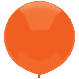 17" Outdoor Display Balloons Bright Orange 72ct