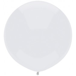 17" Outdoor Display Balloons Bright White 72ct