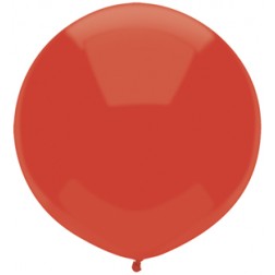 17" Outdoor Display Balloons Real Red 72ct