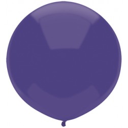 17" Outdoor Display Balloons Regal Purple 72ct