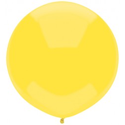 17" Outdoor Display Balloons Sun Yellow 72ct